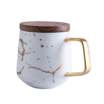 Marble Gold Inlay Coffee Gold Mugs