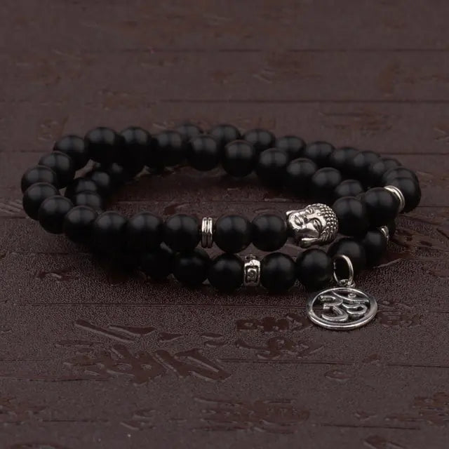 Buddha Charm Bead Bracelet