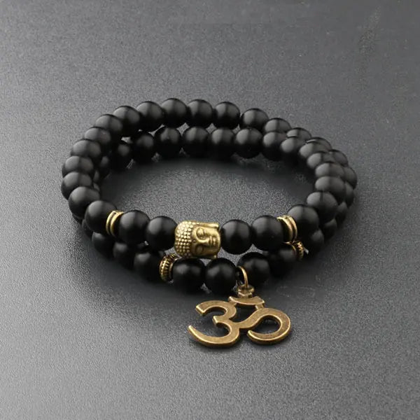 Buddha Charm Bead Bracelet