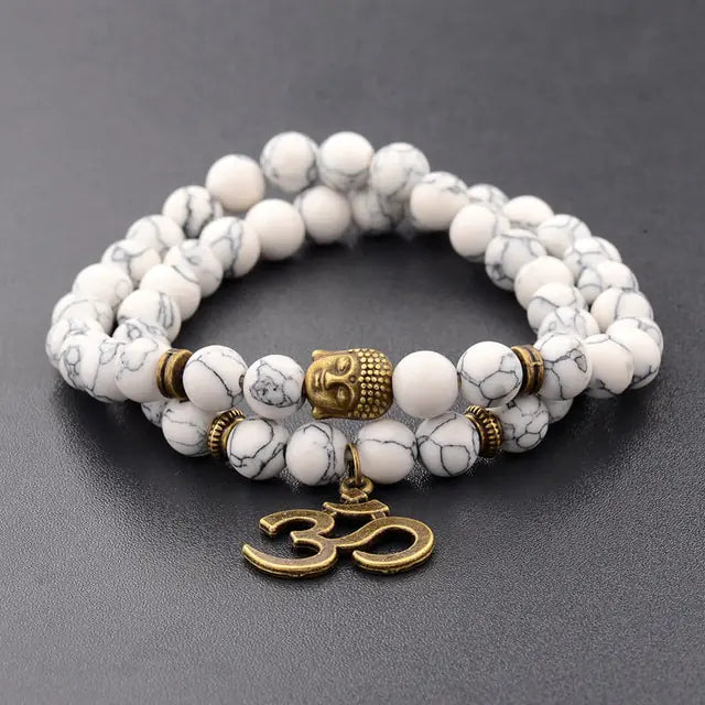 Buddha Charm Bead Bracelet