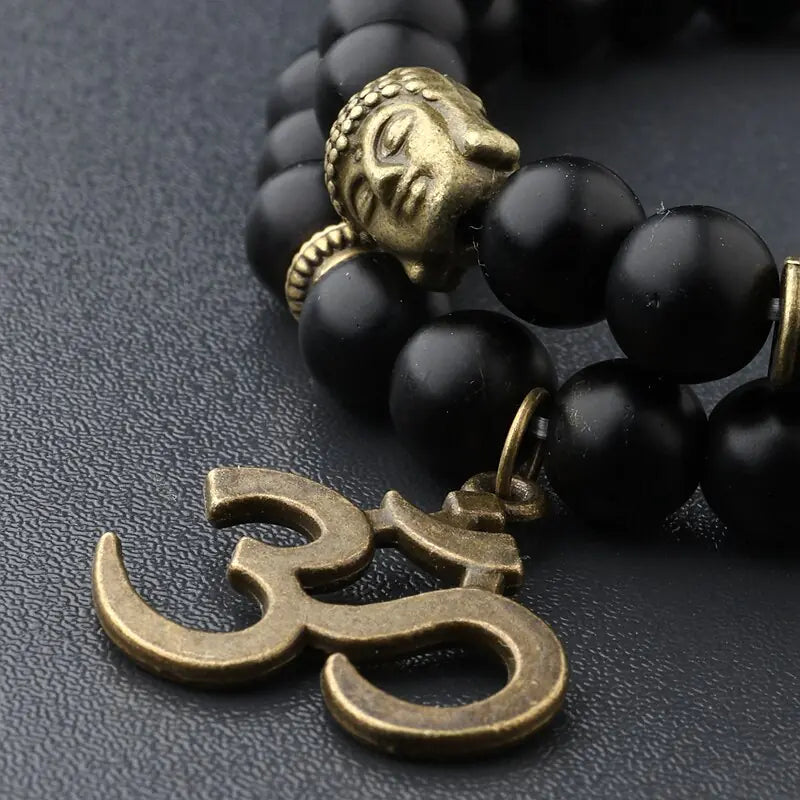 Buddha Charm Bead Bracelet