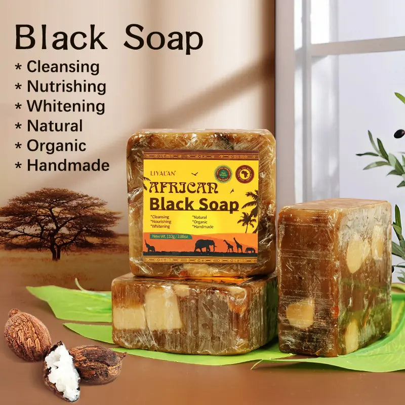 Handmade African Black Soap