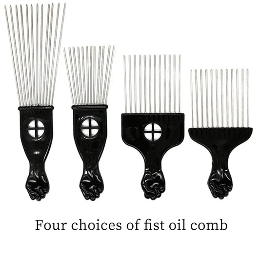 Metal Afro Pick Comb